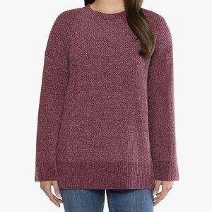 Matty M Ladies' Chenille Tunic Sweater, Crewneck, Ribbed Cuffs and Hem size XL